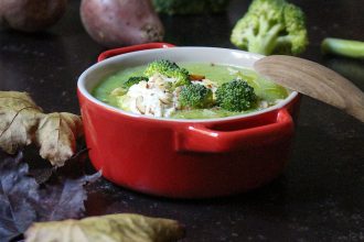 Zuppa di patate e broccoli
