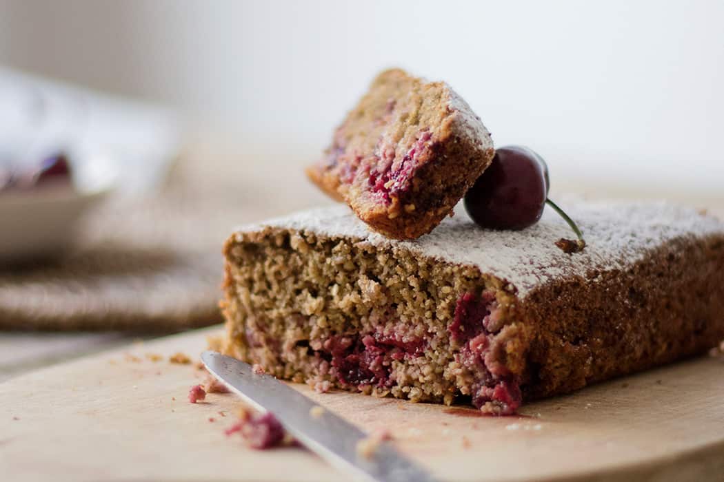 Plumcake con ciliegie