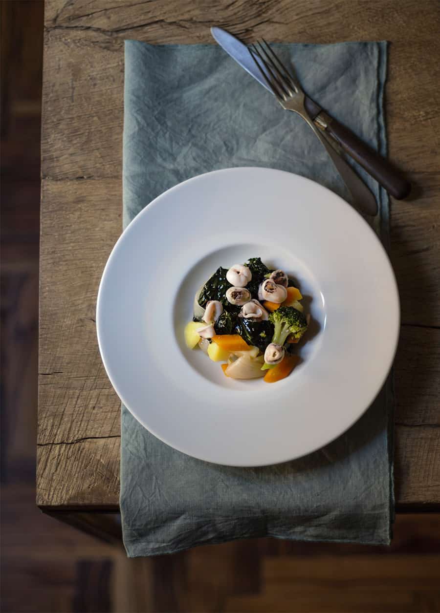 patate con calamari