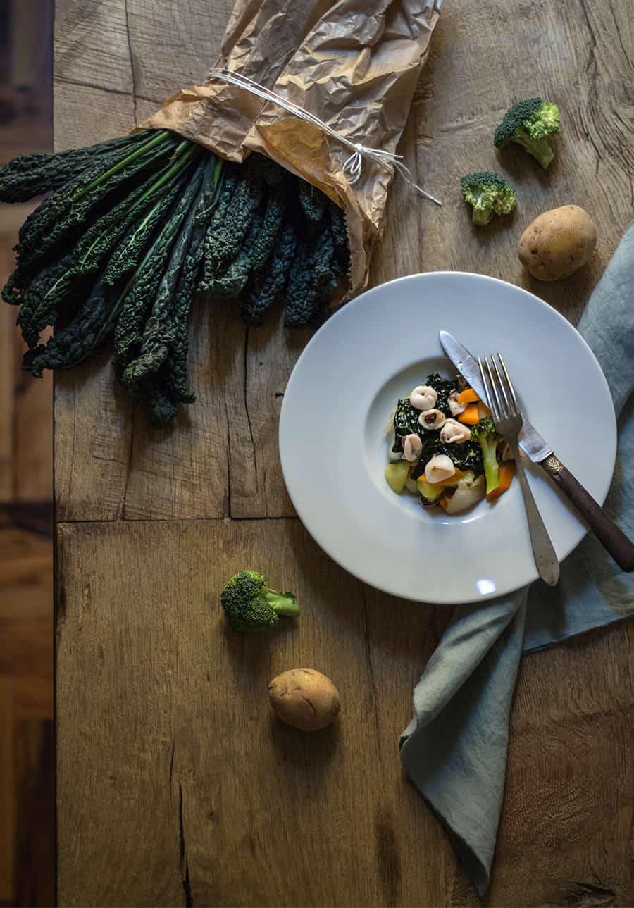 ricetta calamari con verdure di stagione