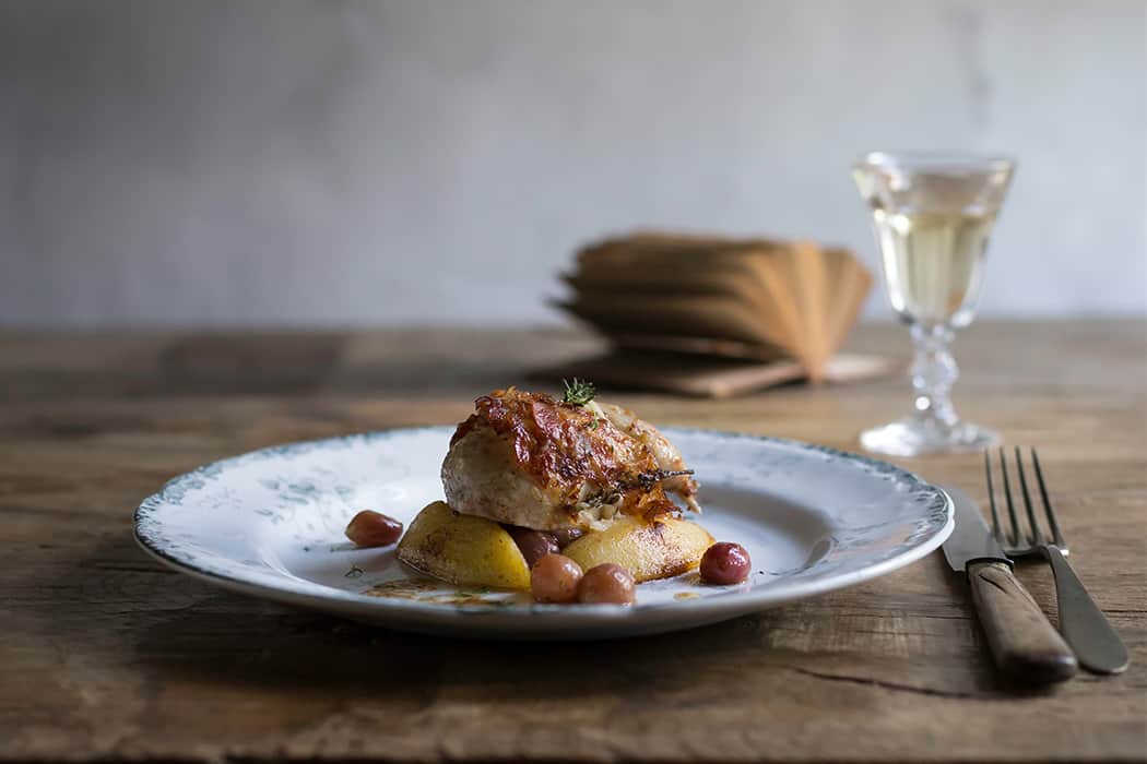 ricetta quaglie con pancetta e patate