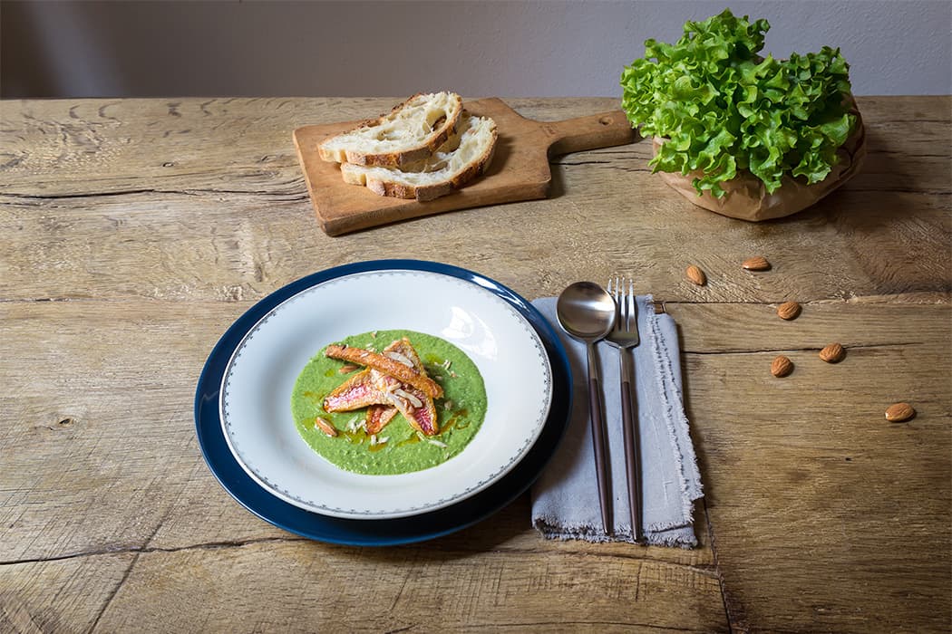ricetta triglie con insalata Lusia