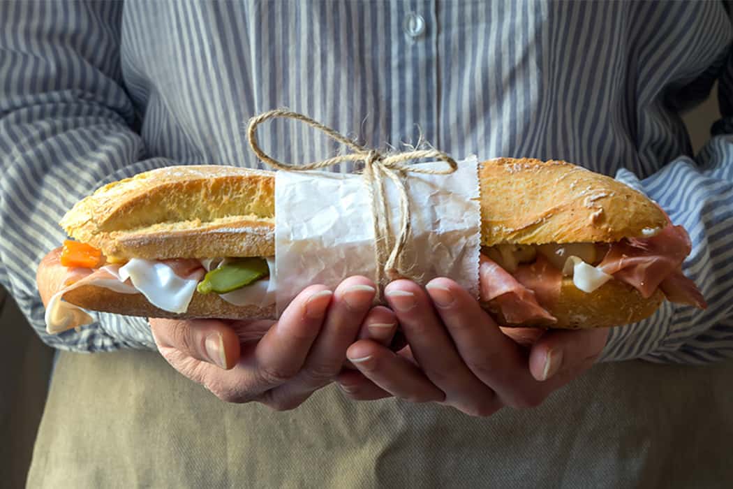 ricetta panino con prosciutto di Carpegna