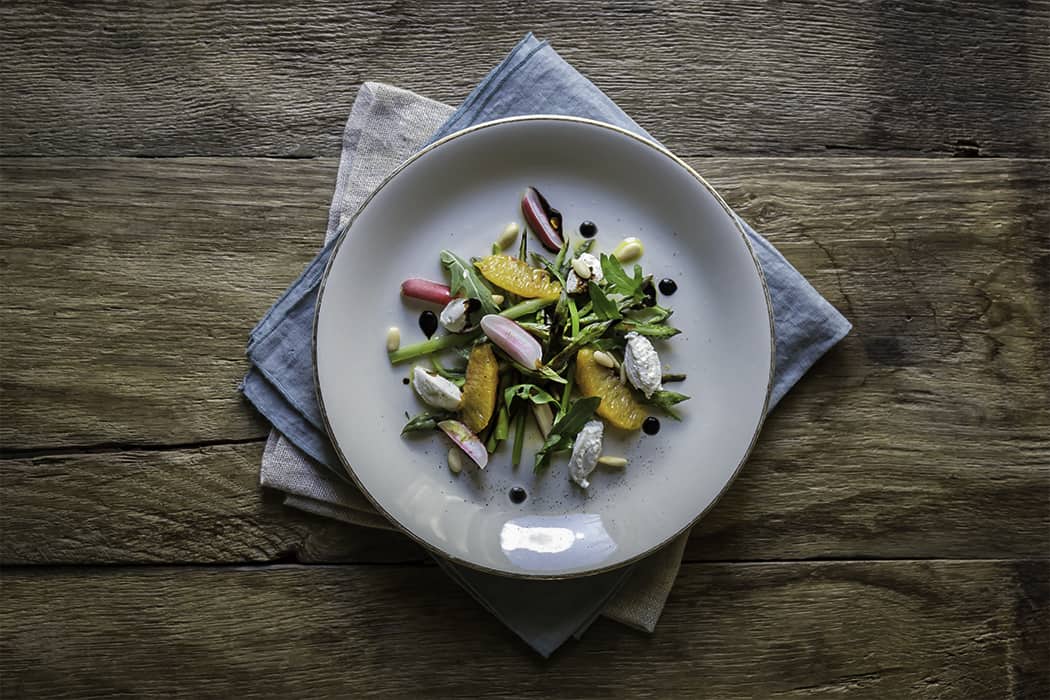ricetta insalata con glassa all'aceto balsamico