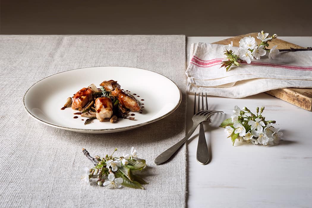 ricetta involtini con pancetta all'aceto balsamico