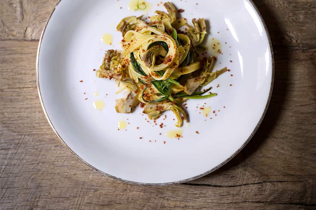 ricette con tagliatelle agretti e mammole