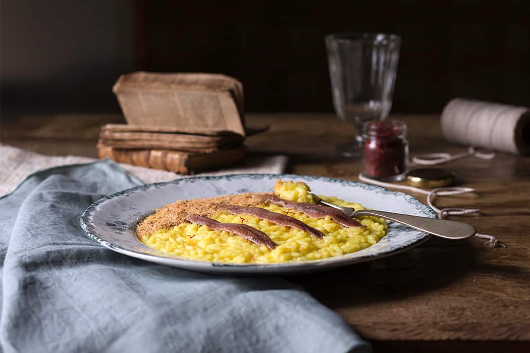 ricette risotto con alici Cantabrico