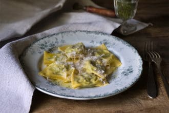 ricette tortelli di erette e ricotta