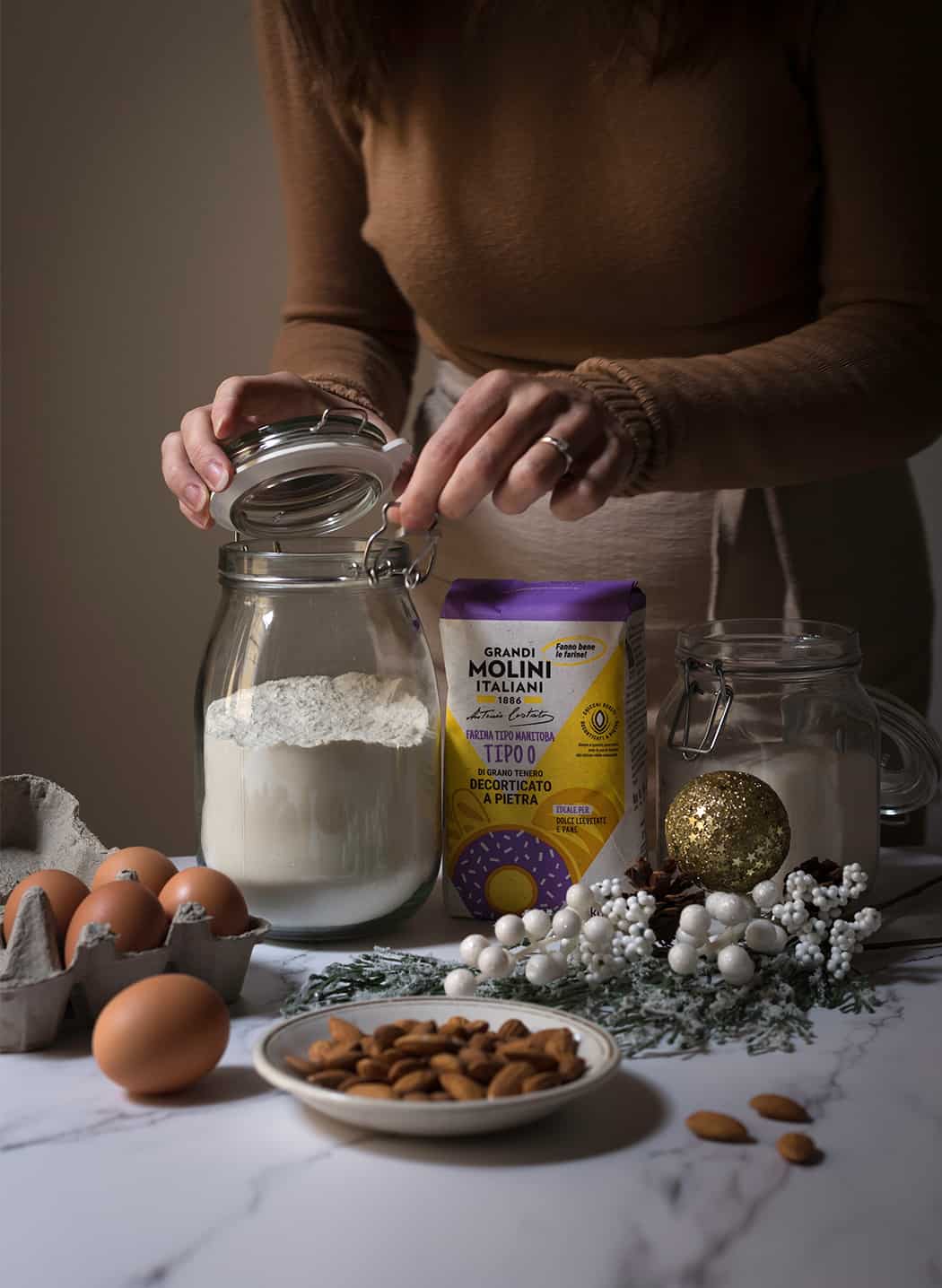 ingredienti cantucci di Prato