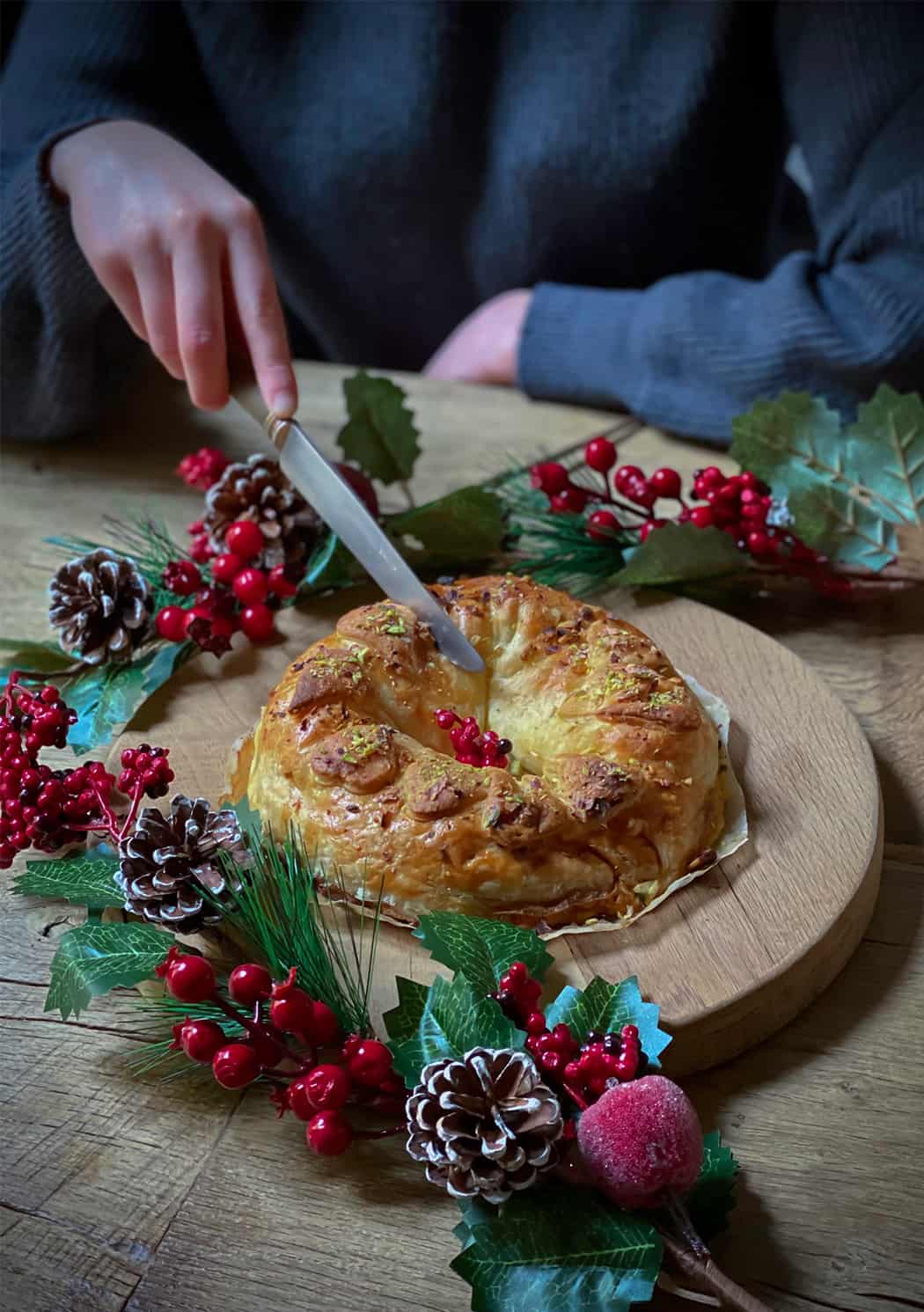 ricette corona di natale ripiena