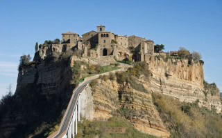come arrivare in auto a Civita di Bagnoreggio uno dei borghi più belli d'Italia